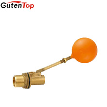 LB Guten male thread brass 1 inch small water trough water level male brass float valve